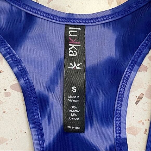 Lukka tie dye racer back tank top - Picture 3 of 6